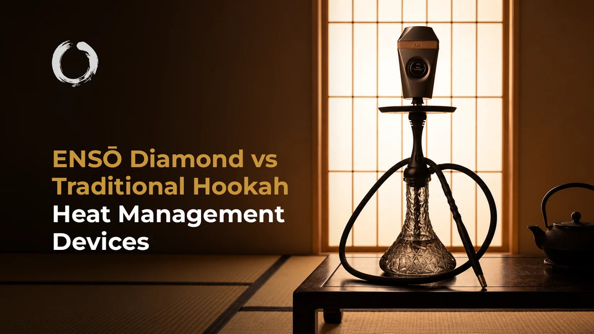 ENSŌ Diamond vs Traditional Hookah Heat Management Devices